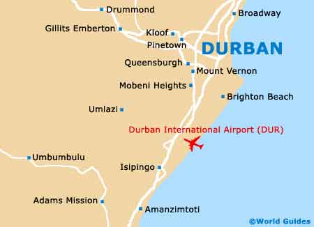 Small Durban Map