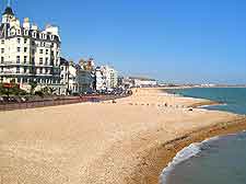 Image showing the beach and Victorian hotels