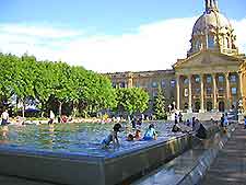 Edmonton Legislature Wading
