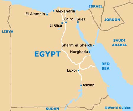 Map of Egypt