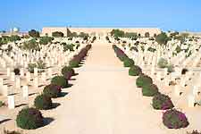 Further photo of the War Cemetery