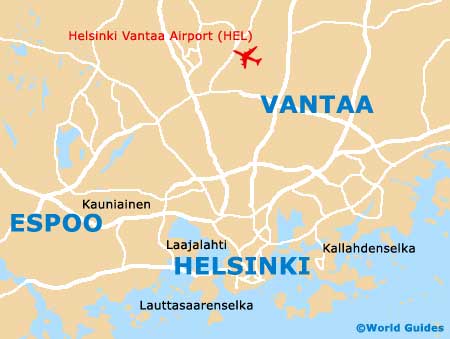 Small Vantaa Map