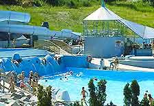 View showing Espoo's Serena Water Park
