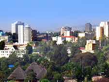 View of Addis Ababa, capital of Ethiopia