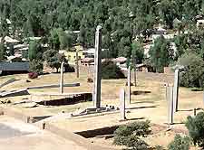 Picture of famous obelisks at Axum (Aksum)