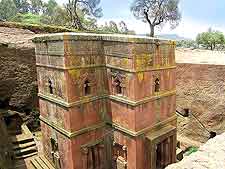 Image of Church of St. George (Bete Giyorgis) at Lalibela