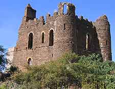 Picture of Fasil Ghebbi (Royal Enclosure) castle at Gondar