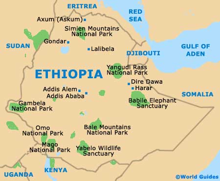 Small Ethiopia Map