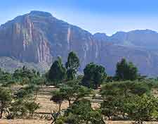 Scenic view of the mountains