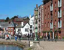 Picture of the trendy quayside area