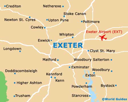 Small Exeter Map
