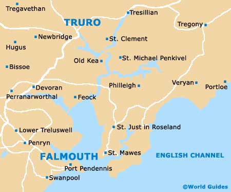 Small Falmouth Map