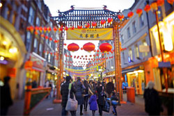 Photo showing London's Chinatown district, taken by Aurelien Guichard
