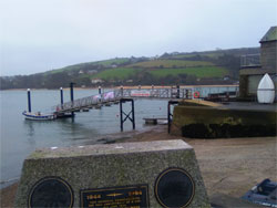 Image of Salcombe beach and estuary in the winter