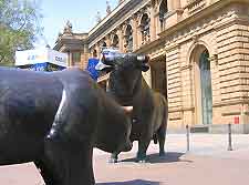 Photo outside of the Frankfurt Stock Exchange (FSE)
