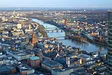 Aerial photo of the River Main