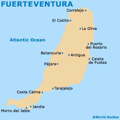 Small Fuerteventura Map