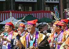 Photo showing Hakata Dontaku Port Festival celebrations