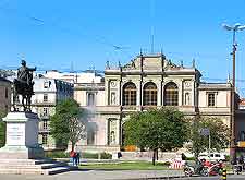 Photo of central museum building