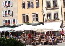 Photo of central cafe tables