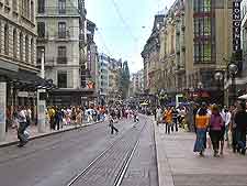 Picture of Geneva city centre shops