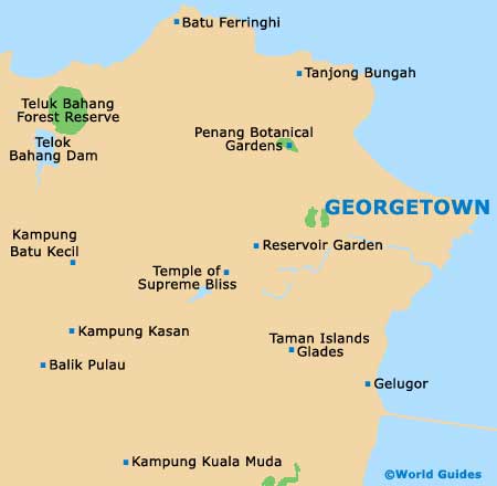 Small Georgetown Map