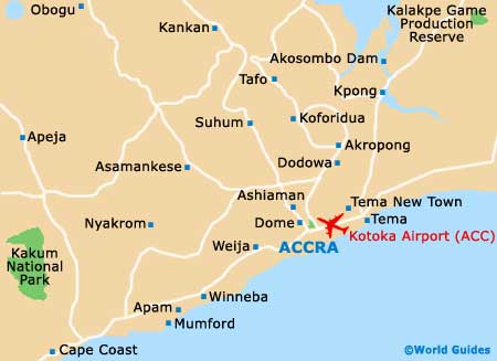 Accra map