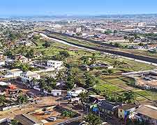 Panoramic view of Accra