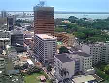 Cote d'Ivoire view, showing Le Plateau at Abidjan