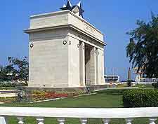 Image of the Independence Arch at Accra