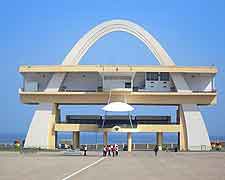 Photo of the Independence Square in Accra