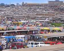 View of local market at Kumasi