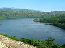 Aerial view of Lake Volta