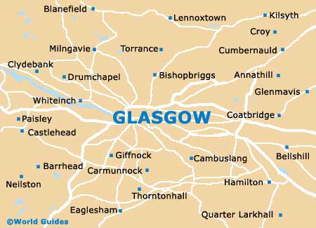 Small Glasgow Map