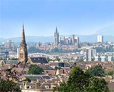 Photo of the cityscape in Glasgow, Scotland