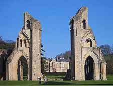 Abbey photo, showing the ancient remains