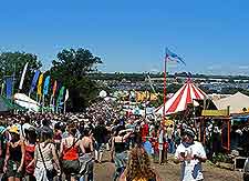 Photo taken at the Glasto Pop Festival