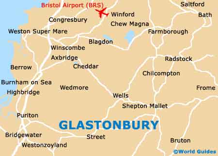 Small Glastonbury Map