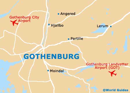 Small Gothenburg Map