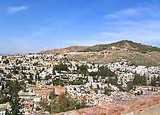 Scenic view over Granada, Spain