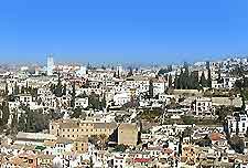 Further aerial view over Granada