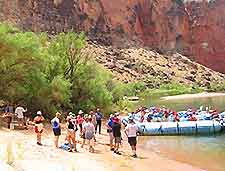 Photo of white-water rafting in the Grand Canyon, Arizona (AZ), USA