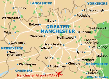 Greater Manchester Map