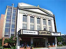 Photograph of the historic Carolina Theater