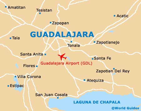 Small Guadalajara Map