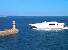View of high-speed ferry (Condor Ferries)
