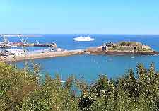 Guernsey's Castle Cornet view