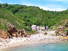 Picture showing the beachfront at Petit Bot