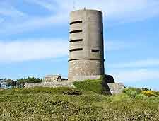 Image of the island's Pleinmont Tower