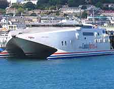 Picture showing arriving 'Condor' ferry